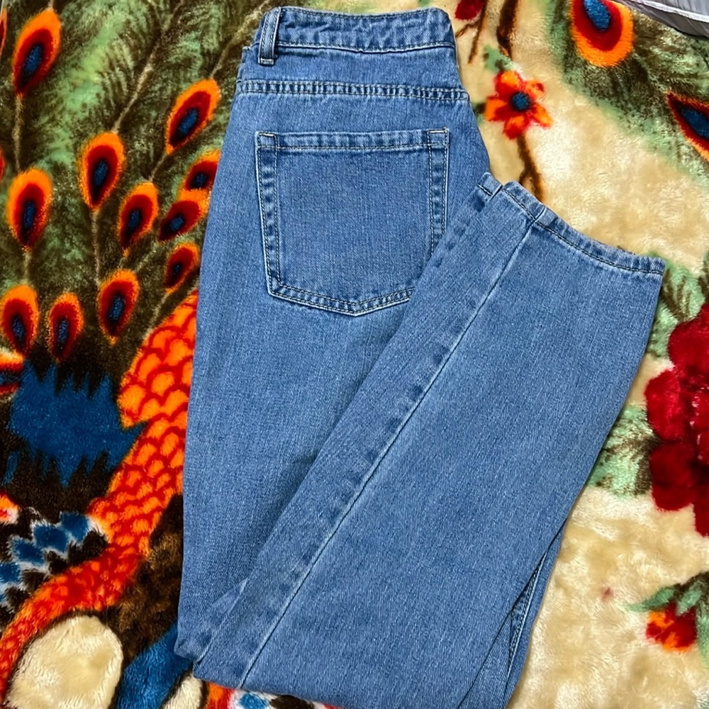 High waisted redial brand jeans size 36 in European waist 14 in fits a size 24